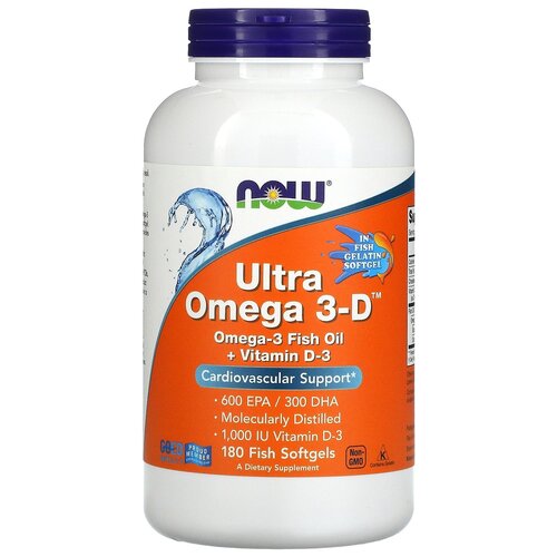    NOW Ultra Omega 3-D 600/300, 480 , 1200 , 180 .  -     , -  