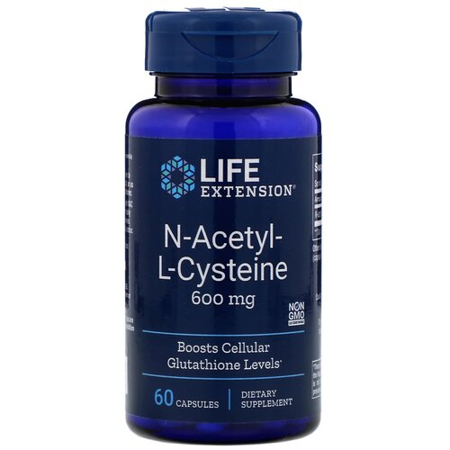 ���� ������� Life Extension N-Acetyl-L-Cysteine, 80 �, 600 ��, 60 ��.