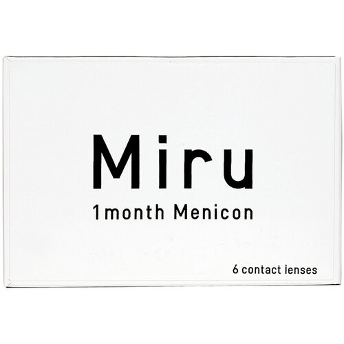     Menicon Miru 1month, 6 ., R 8,6, D +1, , 1 .  -     , -  