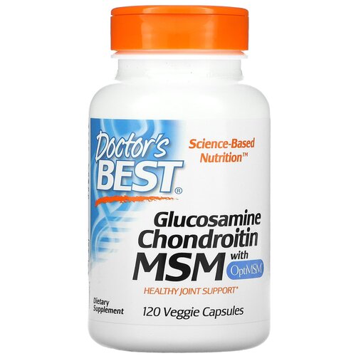    Doctor's Best Glucosamine, Chondroitin with MSM OptiMSM, 170 , 120 .  -     , -  