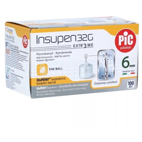      (INSUPEN)  -: 31G, 0.25 mm  6 mm, 100   -     , -  