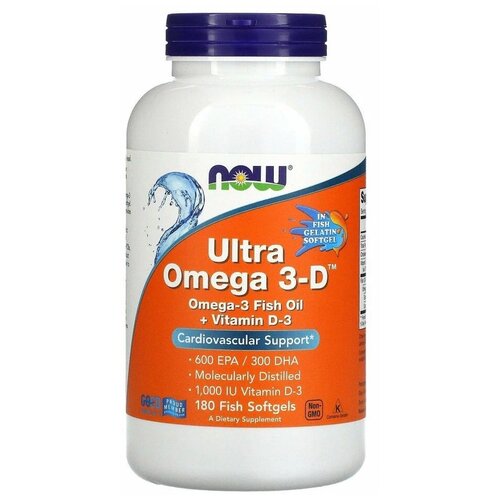 ���� ������� NOW Ultra Omega 3-D, 250 �, 180 ��.