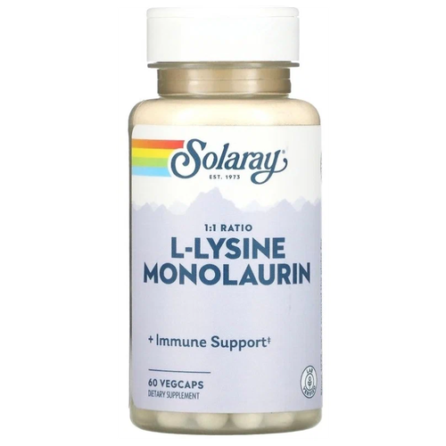    Solaray L-Lysine Monolaurin 1:1 Ratio, 90 , 60 .  -     , -  