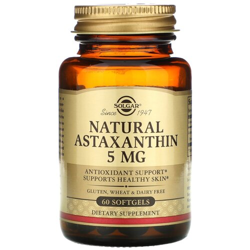    SOLGAR Natural Astaxanthin 5 , 190 , 60 .  -     , -  