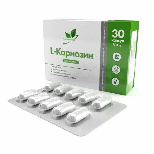    NaturalSupp L-Carnosine, 500 , 30 .  -     , -  