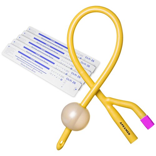 ���� ������� ����� ������������� Apexmed ������� Ch/Fr 26, �����������, 5 ��, �����������