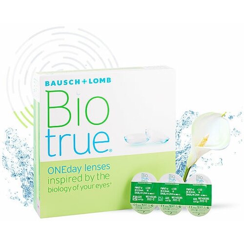     Bausch & Lomb Biotrue ONEday, 90 ., R 8,6, D -5,75, 1 .  -     , -  