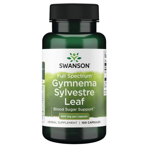 ���� Swanson Gymnema Sylvestre Leaf 400 mg Full Spectrum (���� ������� ������������ 400 ��) 100 ������ (Swanson)