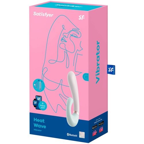    Satisfyer Heat Wave Connect App (Mint)  -     , -  