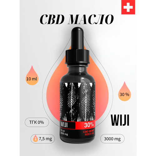   WIJI CBD  Hemp Seed Oil 30% 10 ml,   -     , -  