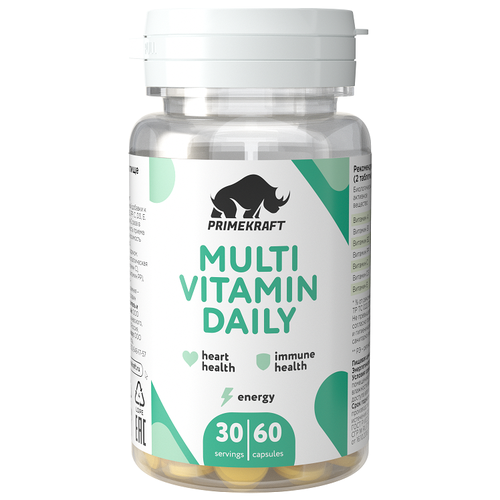   PrimeKraft MultiVitamin Daily ., 100 , 60 .  -     , -  