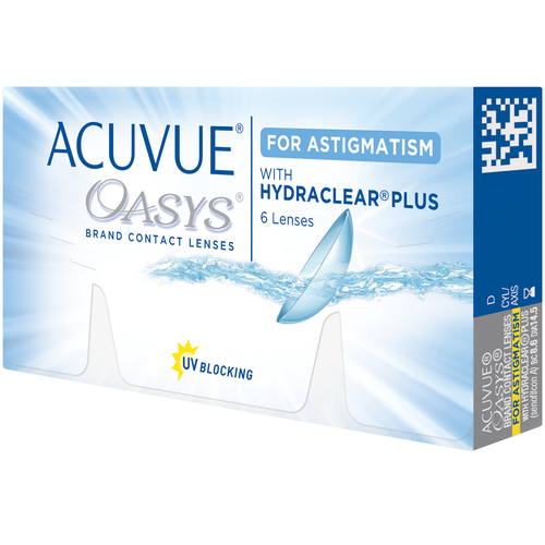     ACUVUE OASYS For Astigmatism with Hydraclear Plus, 6 ., R 8,6, D +5,5,CYL:-2,25,A:120  -     , -  