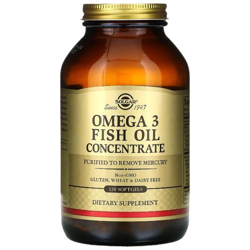 ���� Solgar Omega-3 Fish Oil Concentrate ����., 150 ��, 300 �, 120 ��., ����