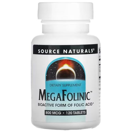    Source Naturals MegaFolinic, 60 , 120 .  -     , -  