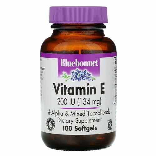 ���� Bluebonnet Nutrition Vitamin E (������� E) 200 �� 100 ������