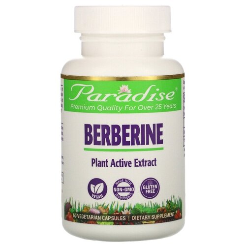    Paradise Herbs Berberine, 60 , 60 .  -     , -  