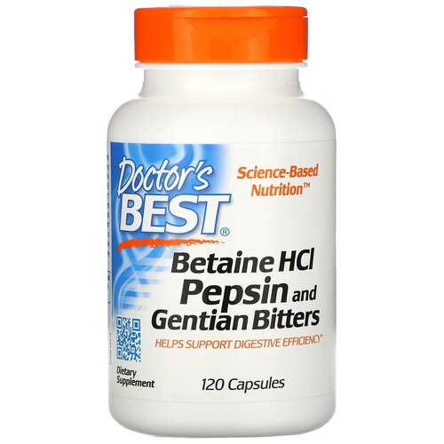    Doctor's Best Betaine HCL Pepsin and Gentian Bitters, 100 , 120 .  -     , -  