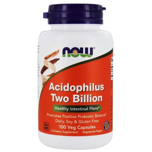    NOW Acidophilus Two Billion, 340 , 100 .  -     , -  