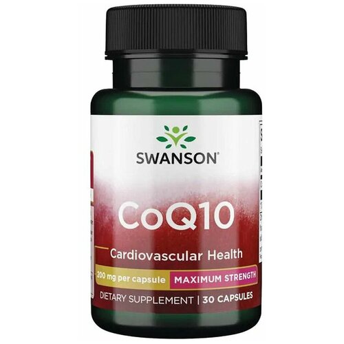   SWANSON Coq10 200 mg Maximum Strength (30 )  -     , -  