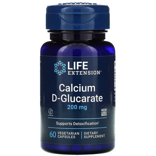    Life Extension Calcium D-Glucarate, 50 , 100 , 200 , 60 .  -     , -  