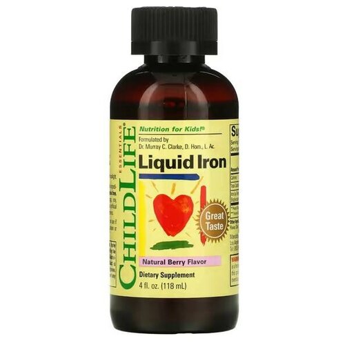 ���� ������� ChildLife Essentials Liquid Iron, 118 �, 118 ��