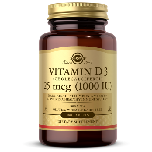   Vitamin D3 (Cholecalciferol), 1000 ME, 270 , 180 .  -     , -  