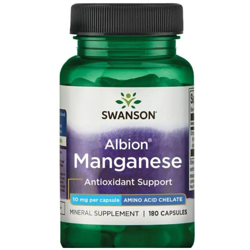   Swanson   Albion Manganese 10mg 180  -     , -  