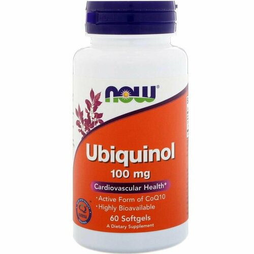   NOW Ubiquinol 100mg 60   -     , -  