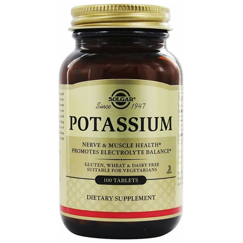 ���� Solgar Potassium ���., 1070 ��, 200 �, 100 ��.