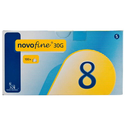     - Novo Nordisk novofine, 8  x 0.3 , : 30G, 100 .  -     , -  