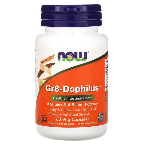    NOW Gr8- Dophilus, 100 , 60 .  -     , -  