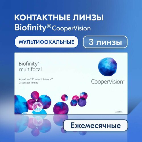     CooperVision Biofinity Multifocal, 3 ., R 8,6, D +1,5, ADD: +1.50 D, 1 .  -     , -  