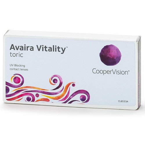     CooperVision Avaira Vitality toric., R 8,5, D +0,25,CYL:-1,75,A:180, , 1 .  -     , -  