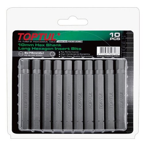     4 . 75mm 10  TOPTUL (FSDB1204G)  -     , -,   