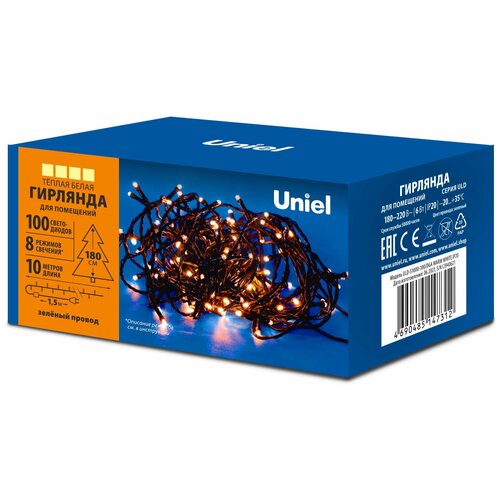     Uniel 220V   ULD-S1000-100/DGA Warm White IP20 UL-00008407  -     , -  