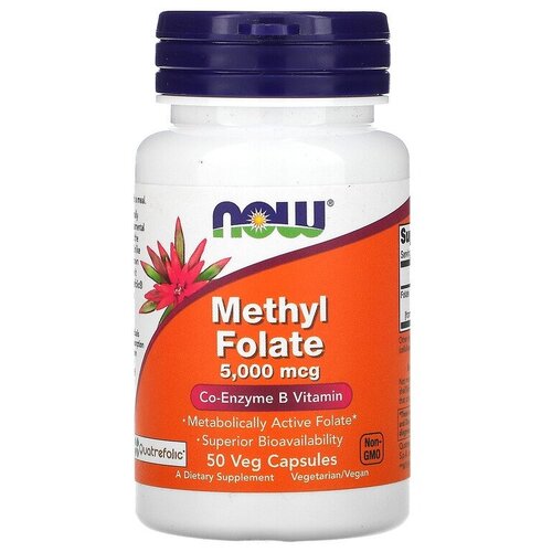    NOW Methyl Folate 5000 , 50 , 5000 , 50 .  -     , -  