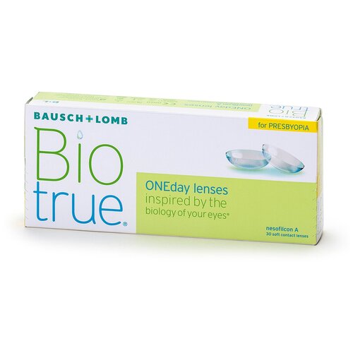     Bausch & Lomb Biotrue Oneday for presbyopia, 30 ., R 8,6, D +3,75, ADD:   -     , -  