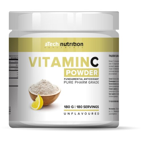    aTech Nutrition Vitamin C, 180   -     , -  