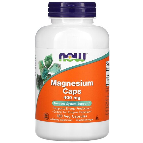   NOW Foods, Magnesium Caps, 400 mg,   , 400 , 180    -     , -  