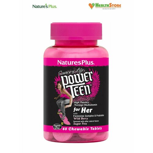   NaturesPlus Source of Life Power Teen For Her 60   ( )    ,       -     , -  