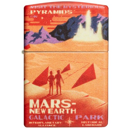   Zippo Mars Design   540 Matte 49634