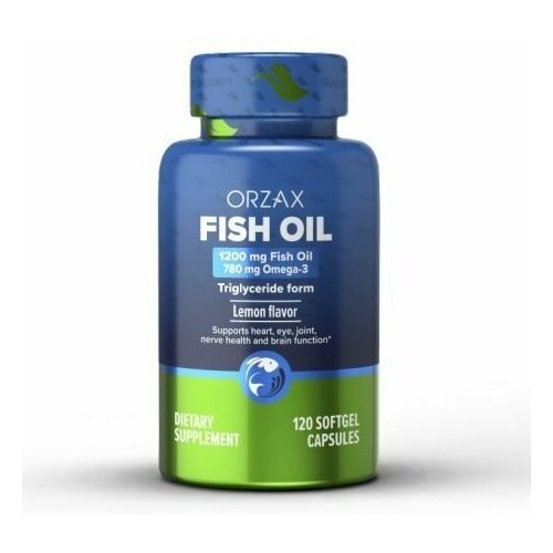 ���� ORZAX Fish oil Omega 3 / ������ ����� 3 � ����� �������������, 120 ������