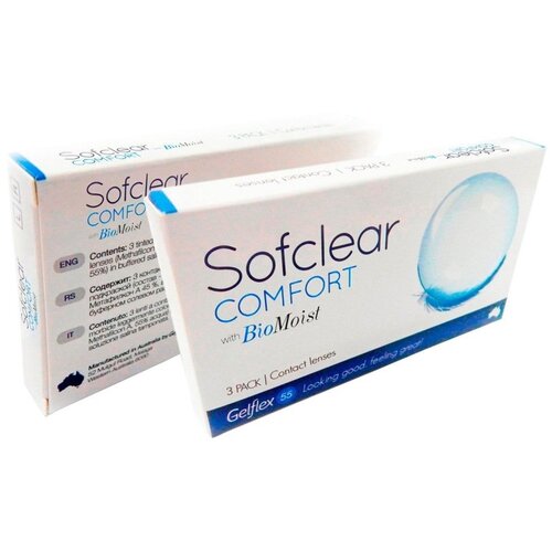     Gelflex Sofclear Comfort with BioMoist, 3 ., R 8,6, D -8,5  -     , -  