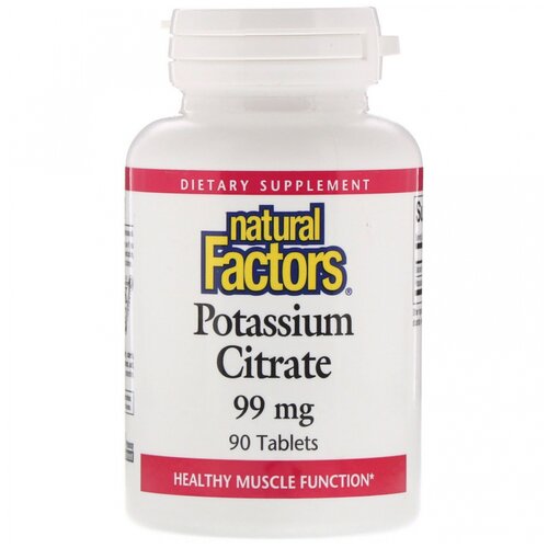   Natural Factors Potassium citrate | 90  |    -     , -  