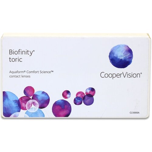     CooperVision Biofinity Toric., 3 ., R 8,7, D -10,CYL:-2,25,A:180, , 1 .  -     , -  