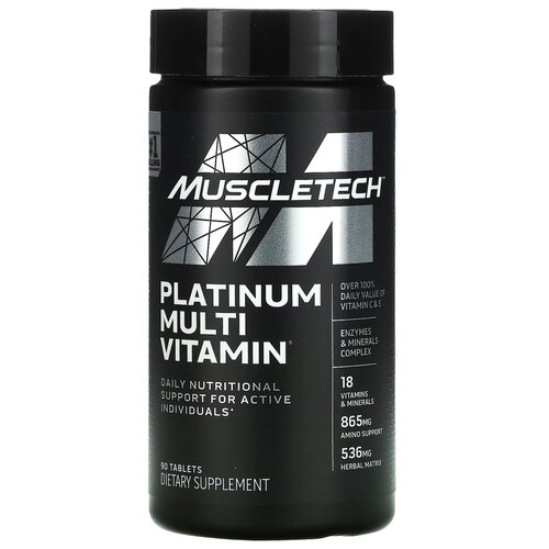   MuscleTech Platinum Multivitamin, 100 , 90 .  -     , -  