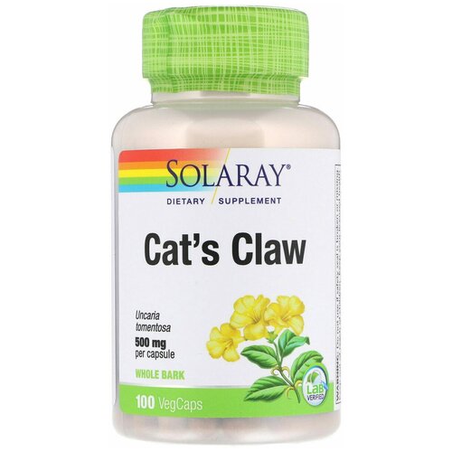    Solaray Cat's Claw, 140 , 500 , 100 .  -     , -  