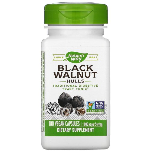    Nature's Way Black walnut Hulls, 110 , 100 .  -     , -  