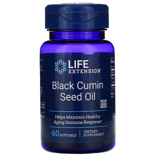    Life Extension Black Cumin Seed Oil, 80 , 60 .  -     , -  