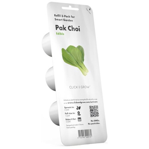        Click and Grow Refill 3-Pack    (Pak Choi)  -     , -,   